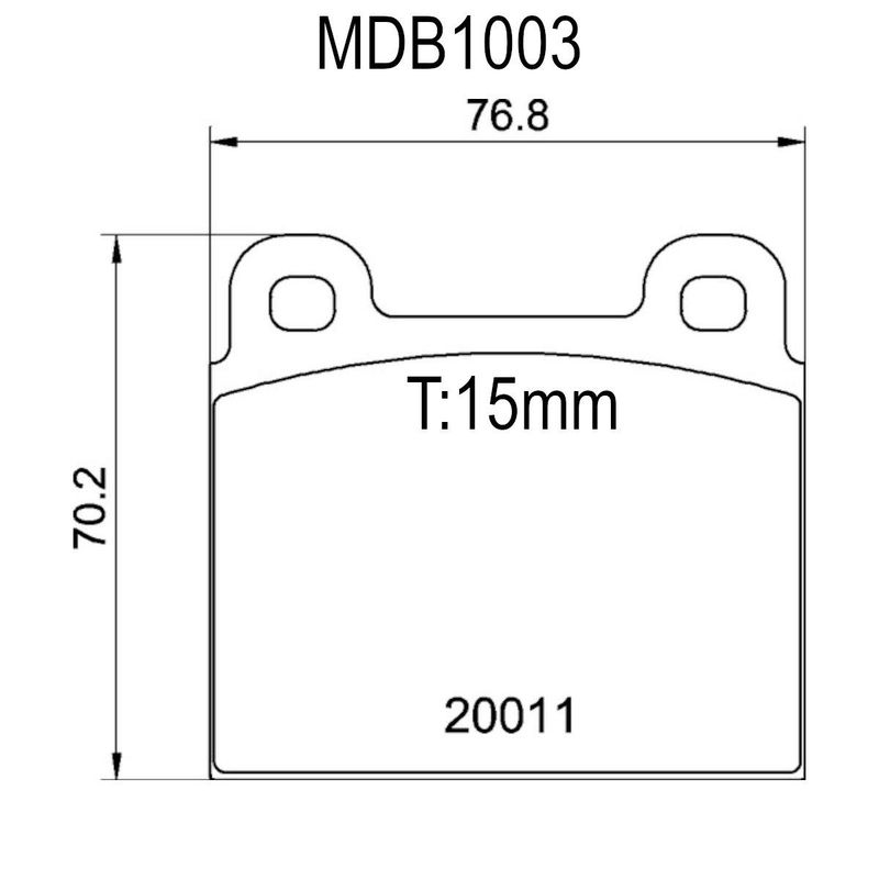 Bremseklosser, Porsche 911, 308GTB, 2000TI,  M1144