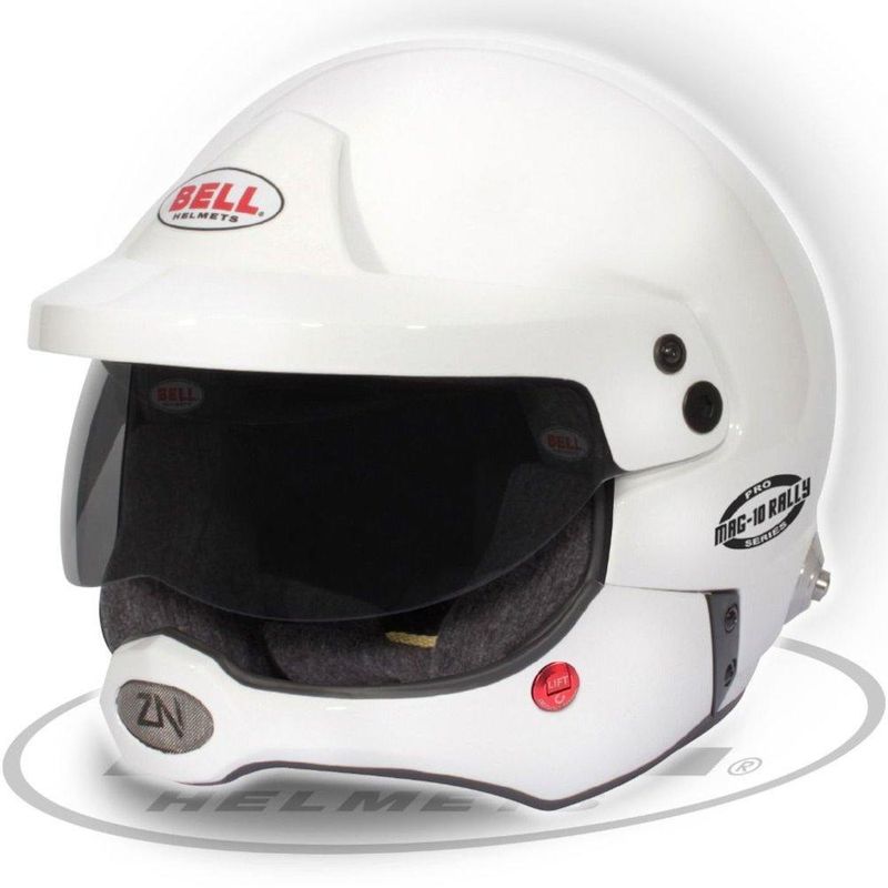 Bell Mag-10 Rally Pro halvhjelm, Intercom, FIA 8859-2015