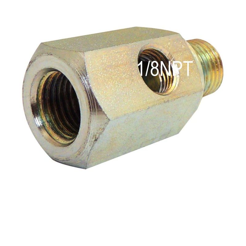 T-adaptere for oljetrykk, 1/8npt, flere utg. MOTP-