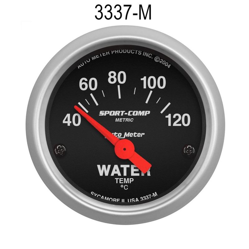 Vanntemp. instrument, Sport-Comp 52mm, 40-120'. AM3337-M