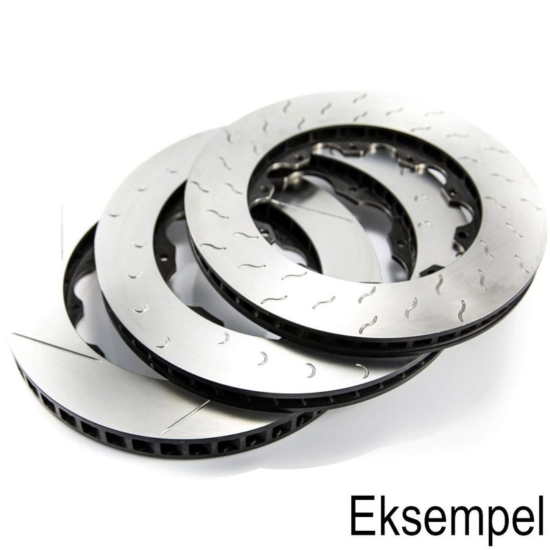 Bremseskive Alcon, Ø325x28 Venstre, Ventilert/slisset