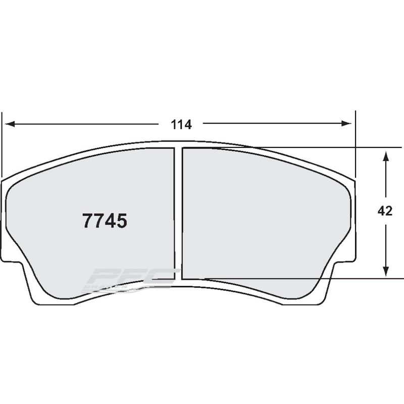 Bremseklosser, Racing, FRP219, Carbon Metallic