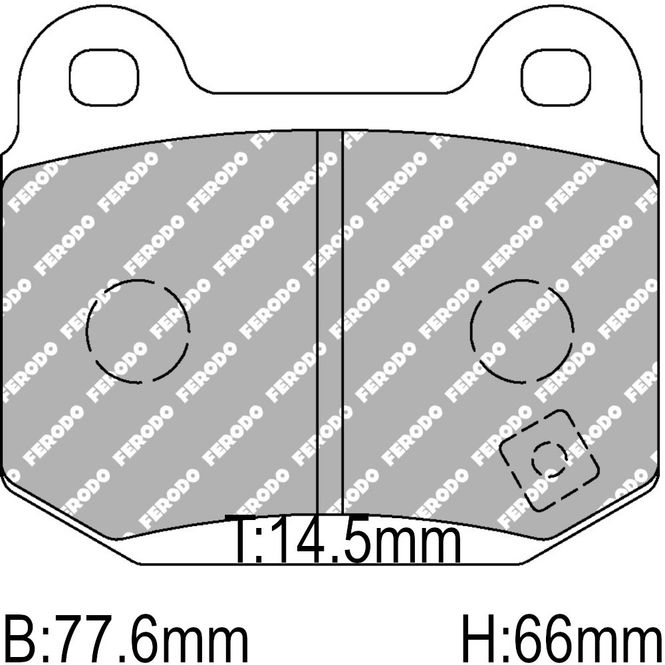 Hovedbilde Bremseklosser, Evo Brembo/Subaru STI WRX bak, FCP1562