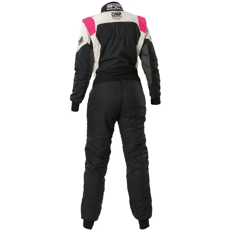 First EVO ELLE kjøredress, fuchsia, svart, FIA. 1874-A02-277-