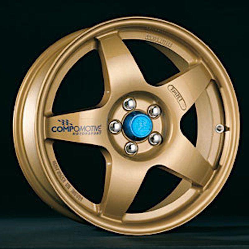 Compomotive 17x7,5 MO5, hvit, 5x100 ET22, Audi