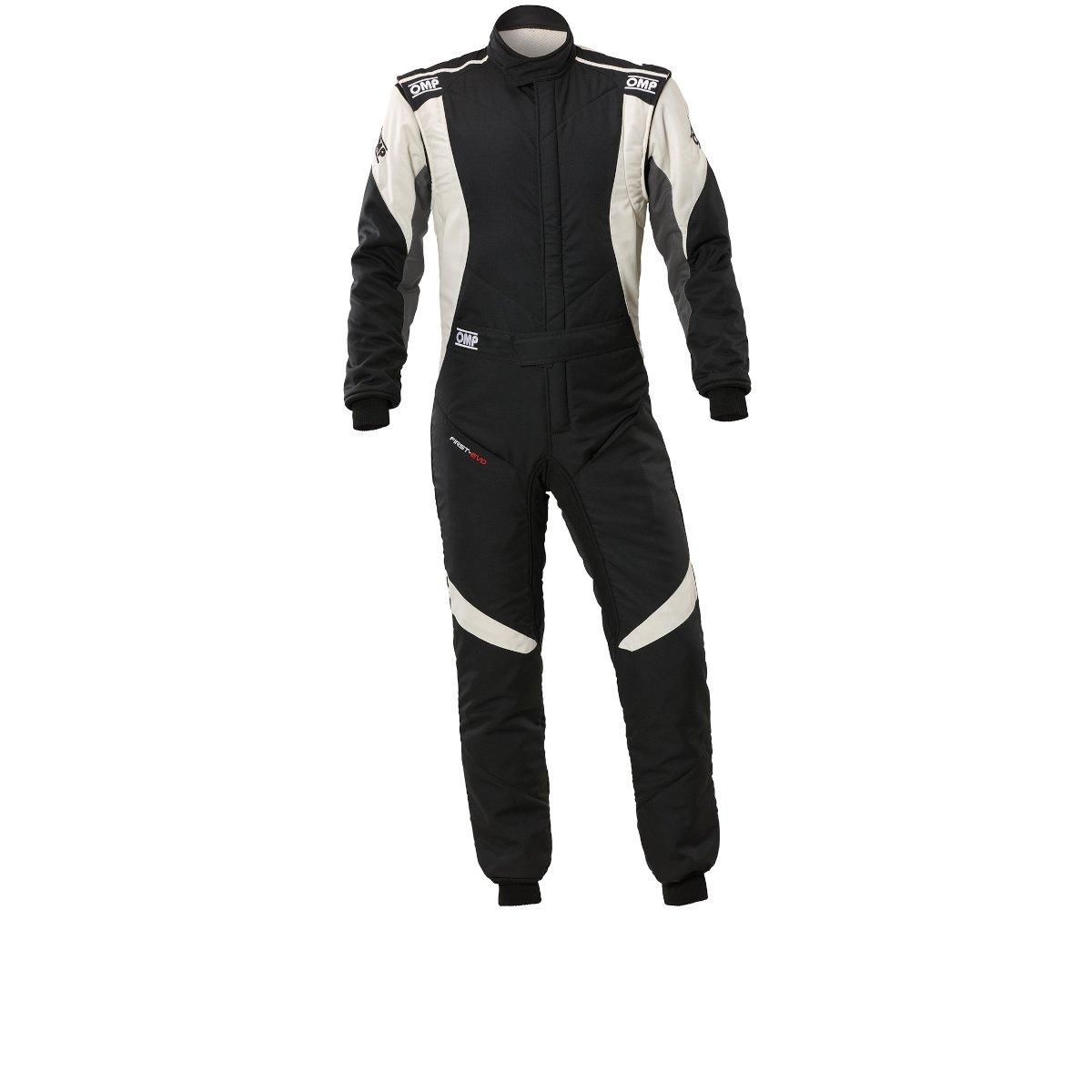 OMP FIRST EVO, Kjøredress, Svart, Hvit, OIA0-1874-A01-