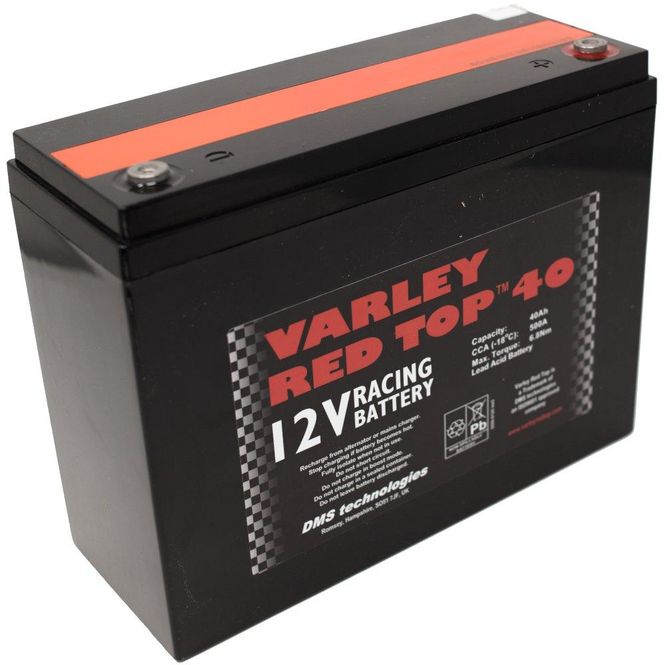 Hovedbilde Batteri,  Varley RED TOP 40, 12V 39Ah, 14.9 kg, 600Ah (CA)