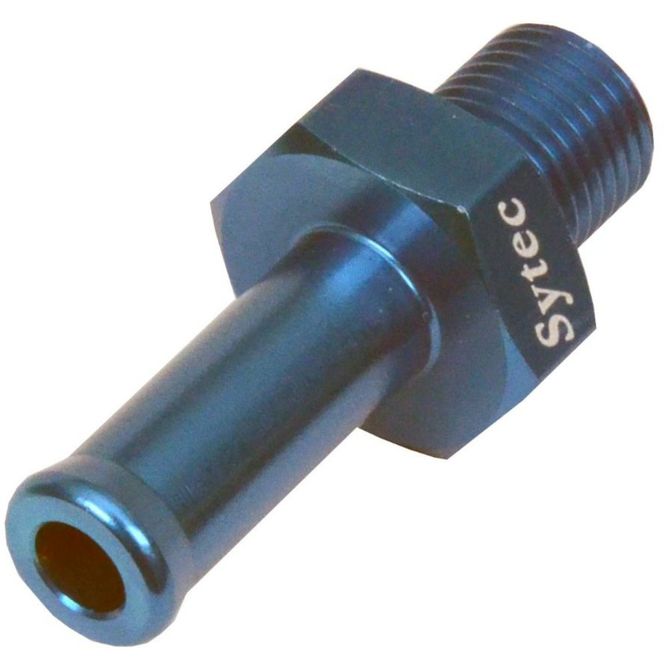 Hovedbilde Rett union M10x1.0 til 8mm diameter, blå, FABFU00