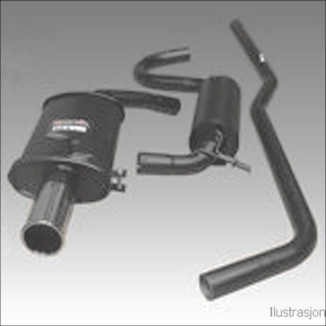 Hovedbilde Eksos, Ford Escort Mk3 1.6/XR3 (80-83), anlegg, Janspeed