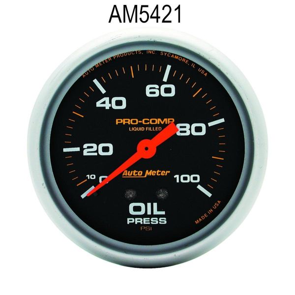 Hovedbilde Autometer Pro-Comp Oljetrykk 0-100psi, AM5421