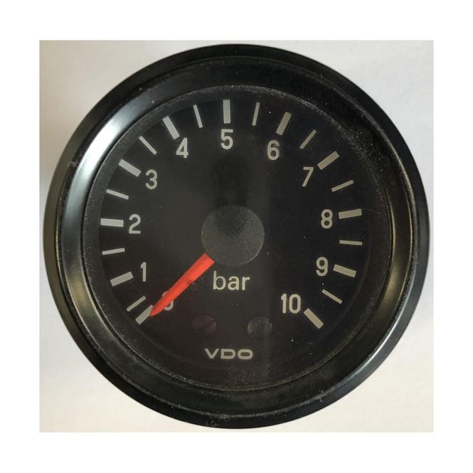 Hovedbilde Oljetrykk instrument, VDO 52mm, 10 bar, mekanisk. VD150035006X