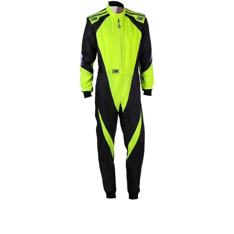 Karting KS-3X kjøredress, Fluo-gul, FIA 8877-2022, KA0-1734-178-