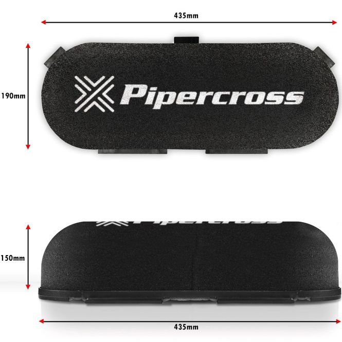 Hovedbilde Luftfilter Pipercross KK600/125 Domed, høyde 90mm totalt