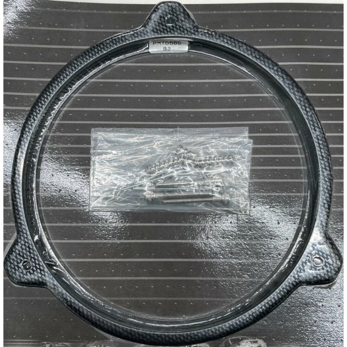 Ekstralys monteringssringer for lyktepod med PIAA 80, Carbon