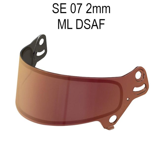 Hovedbilde Bell Visir SE07 2mm, Smoke ML Red, DSAF, BE2010090
