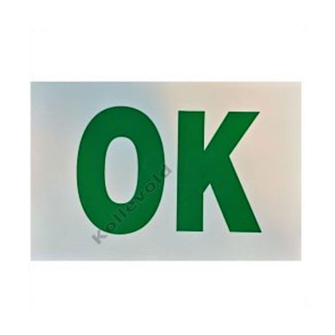 Hovedbilde OK magnetskilt, A3 størrelse, 2014 NBF reglement. ART-OK
