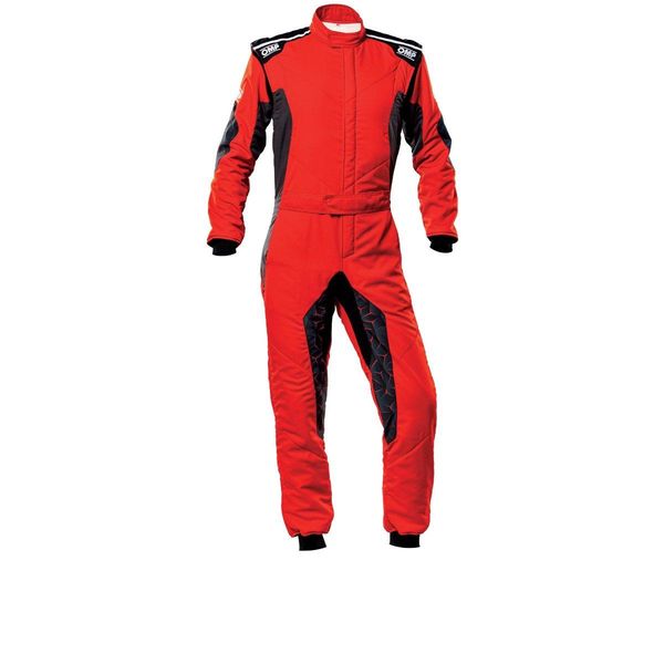 Hovedbilde OMP Tecnica hybrid kjøredress i rød, svart. FIA. IA0-1864-A01-060-