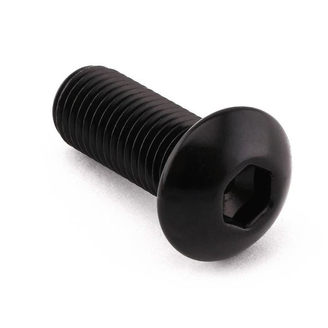 Hovedbilde Bolt, Alu, M10 ( 1,25mm)x 25mm, Dome Head. umbraco, Svart