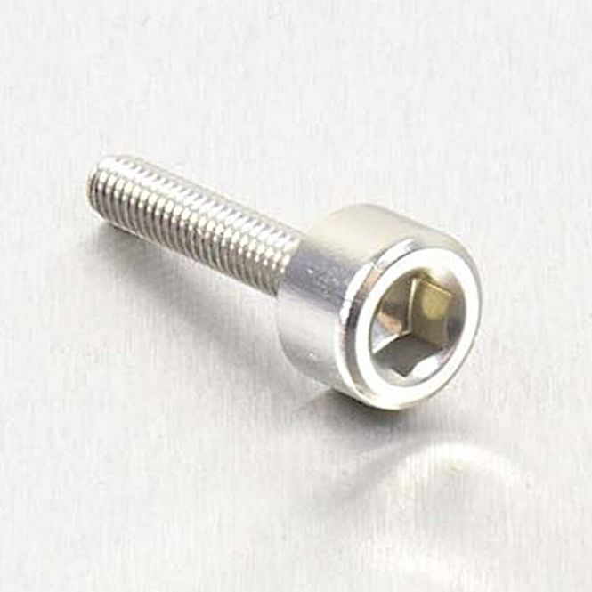 Hovedbilde Bolt, Alu, M4x20mm, umbraco, Sølv, hode Ø10mm.