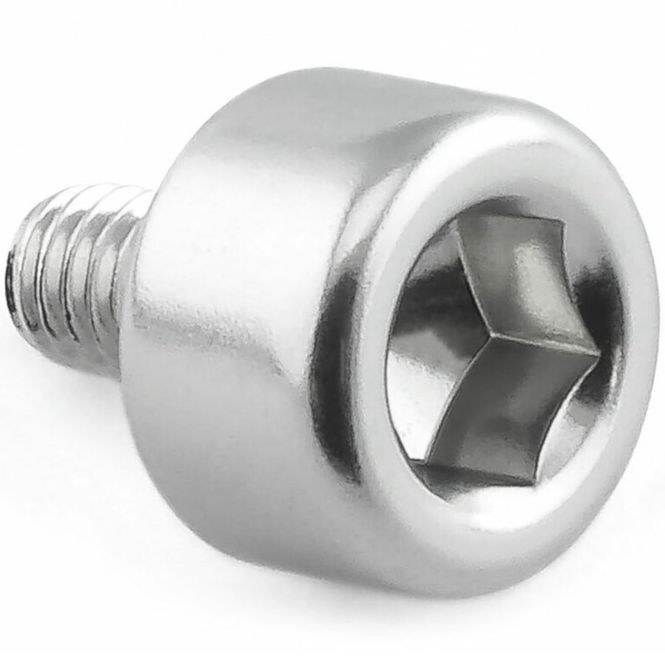 Hovedbilde Bolt, Alu, M4x6.5mm, umbraco, Sølv. hode Ø10mm