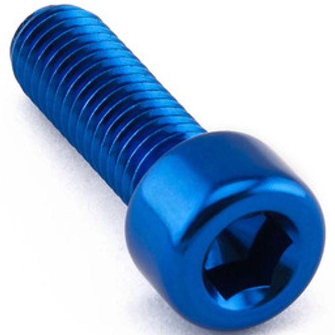 Hovedbilde Bolt, Alu, M8x25mm, std. umbraco, Blå
