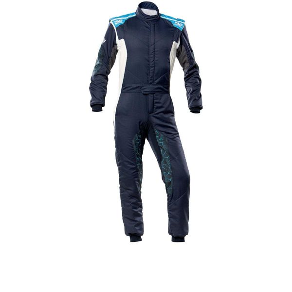 Hovedbilde OMP Tecnica hybrid kjøredress i marineblå, cyan. IA0-1864-A01-244-
