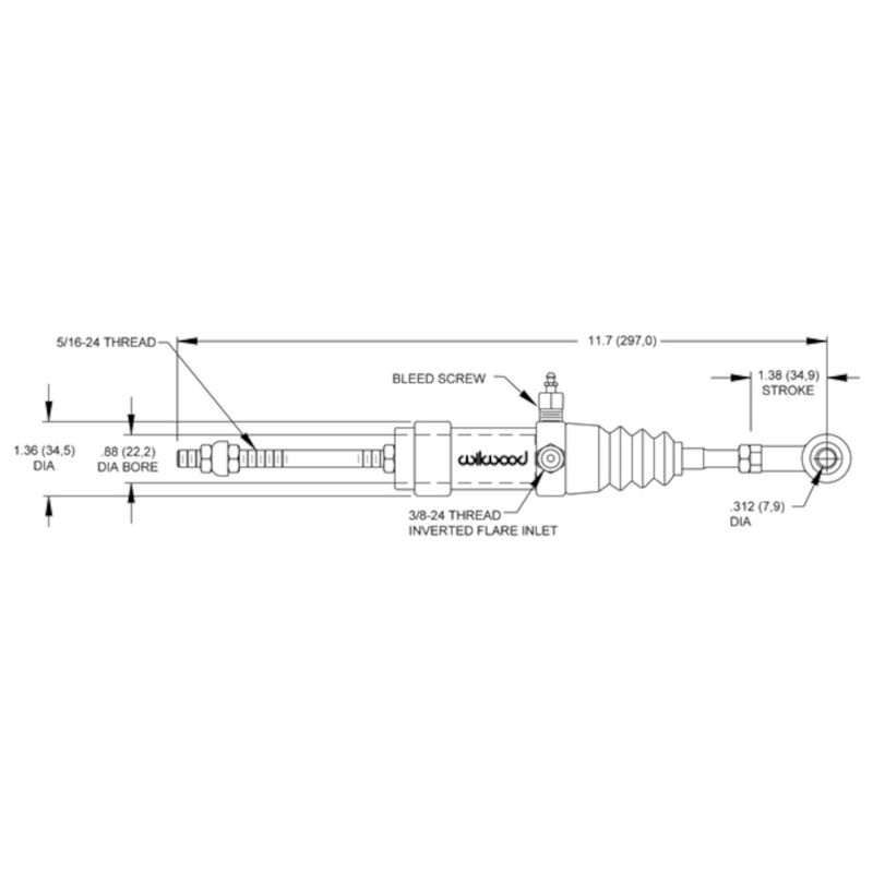 Wilwood Slavesylinder, RS260-1333