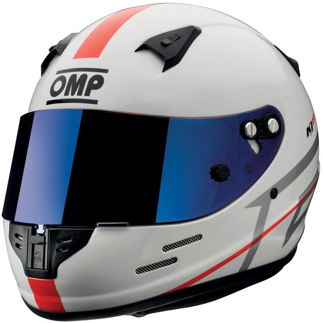 Hovedbilde OMP KJ-8 EVO karting CMR helhjelm, flere størrelser, OSC0-0790-B