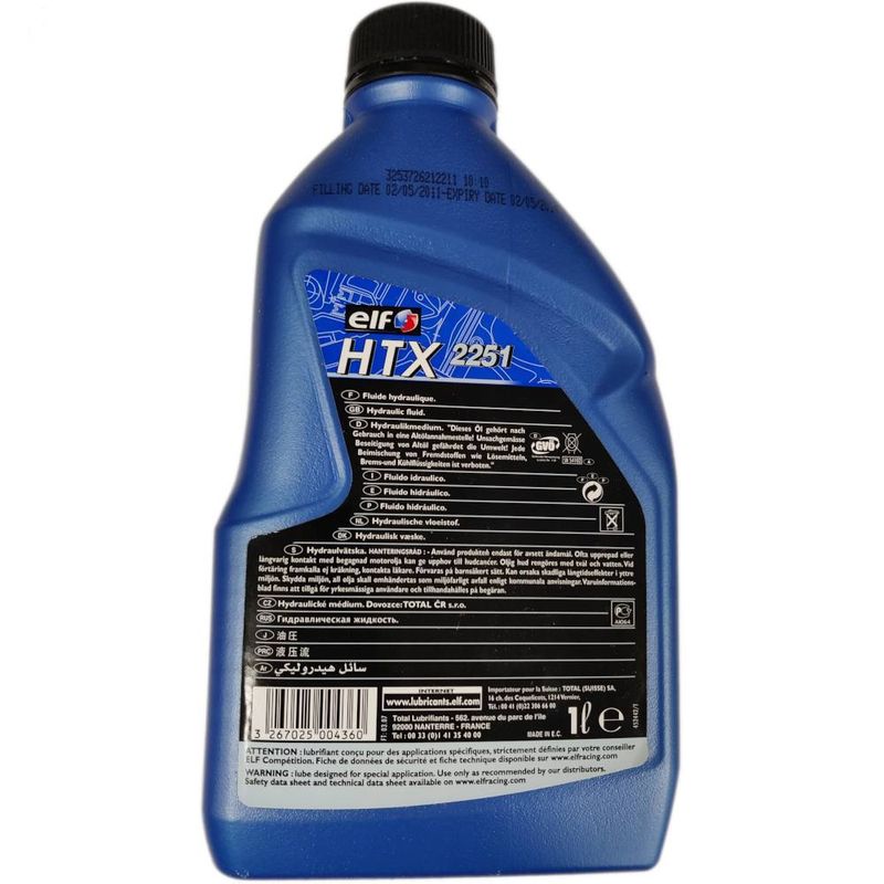 Elf Hydraulikkolje (racing)  Fullsyntetisk, 1 liter