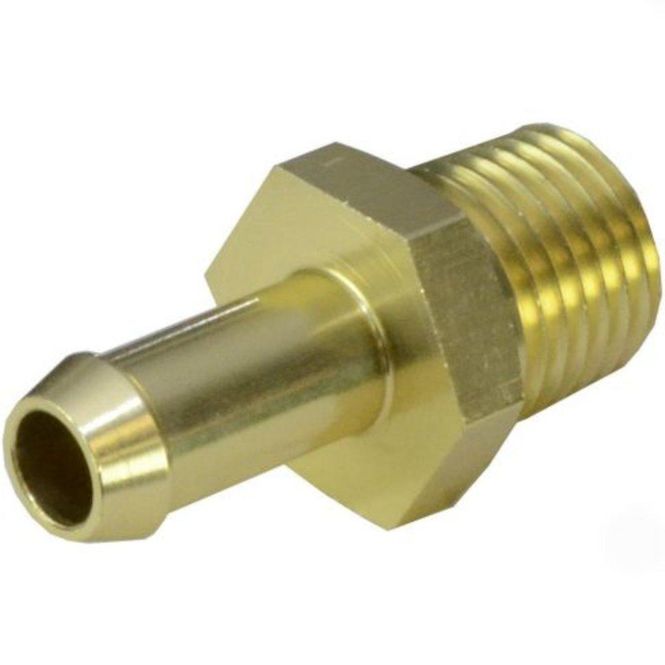 Hovedbilde Bensinpumpe fitting rett adapter 8mm til 1/4NPT, ASA05
