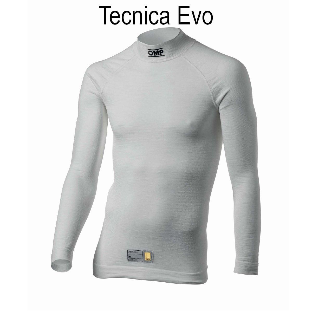 OMP Tecnica Evo genser i hvit. Str. XS til XXL, IE0-0795-A01-020-